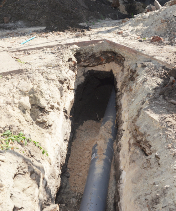 sewer line